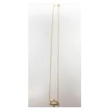 14k gold umbrella necklace with diamond