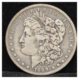 1889-O Morgan Silver Dollar Coin.