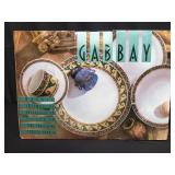 Gabbay 20 piece mosaic fine china dinnerware set