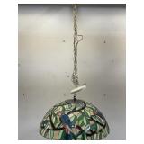 Tiffany style swag lamp