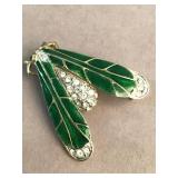 Vintage Carolee enameled insect pin