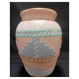 Southwest style ceramic vase
