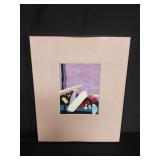 Signed acrylic on paper