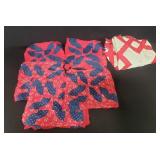 Group of 23 patchwork quilt pieces