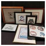 Group of Navajo prints and lithographs