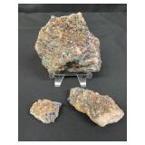 Group of azurite malachite specimen