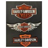 Group of Harley Davidson patches