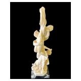 Vintage signed A. Santini resin sculpture