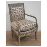 Vintage upholstered arm chair