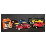 Group of die cast model cars
