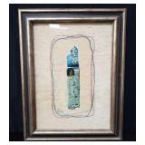 Giro mixed media art