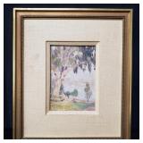 William H. Clapp antique oil on board