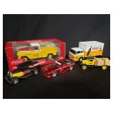 Group of die cast model cars