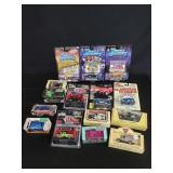 Group of die-cast model cars