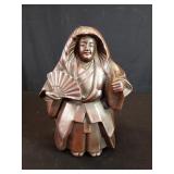 Vintage Japanese pottery figure