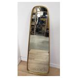 Mid-Century Modern teardrop mirror