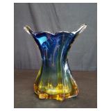 Vintage hand blown glass vase