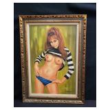 F. Butler oil painting on canvas