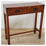 Hekman campaign-style console table