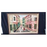 Huguette oil on canvas