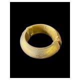 Vintage African tribal style brass bracelet