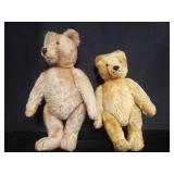 Pair of Steiff style teddy bears