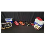Group of die cast muscle cars