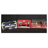 Group of die-cast model cars