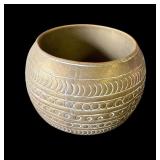 Vintage brass tribal bracelet