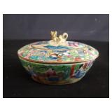 Chinese rose medallion canton small jam/mustard