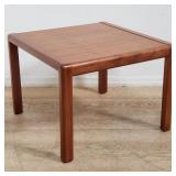 Mid-century walnut end table