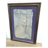 Signed Giro mixed media painting