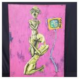 Signed oil on canvas