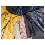 Group of vintage leather jackets