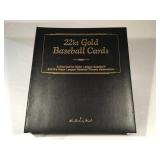 50 Danbury Mint 22kt gold baseball cards