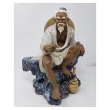 Signed Chinese figural sculpture