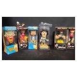 Group of Funko bobble heads