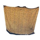 Large vintage Turkish style blanket