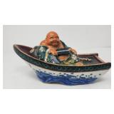 Vintage Chinese porcelain covered bowl