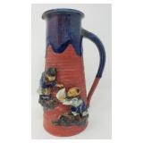 Japanese pottery Sumida Gawa pitcher