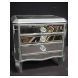 Mirrored jewelry cabinet