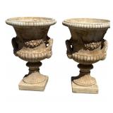 Pair of vintage Art Craft Statuary Inc. planters