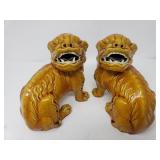 Pair of vintage Chinese Guardian Lions