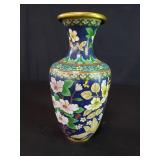 Asian cloisonne vase