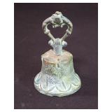 Vintage bronze ornate bell