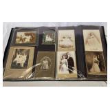 Antique Victorian cabinet card & photo portfolio