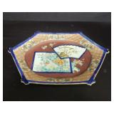 Japanese Fukagawa porcelain plate