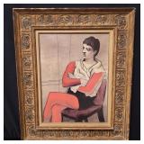 Vintage Picasso print of Saltimbanque with arms