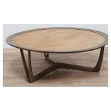 Mid-century modern split leg coffee table with