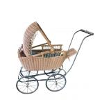 Vintage Victorian baby doll wicker stroller